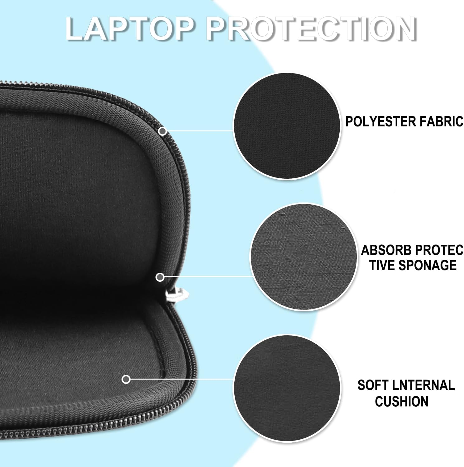 14-Inch Laptop Sleeve with Pocket - Image 4