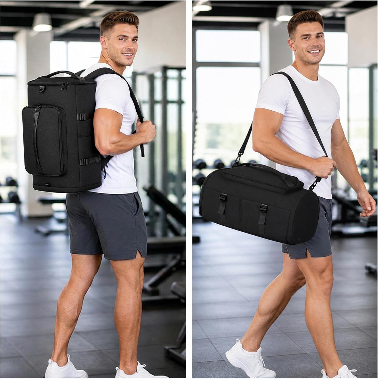 Gym Bag with Shoe Compartment - Image 2