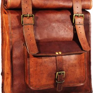 Leather Vintage Laptop Backpack