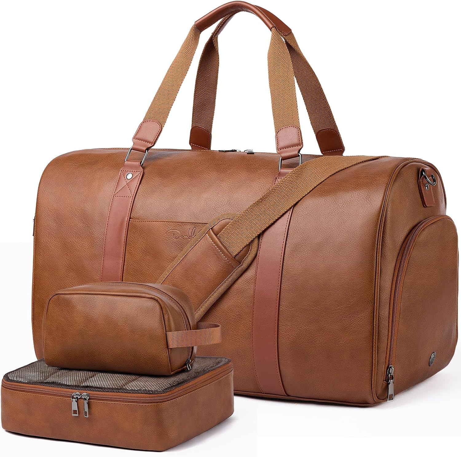 Leather 3-in-1 Duffle Bag